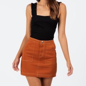 Orange skirt